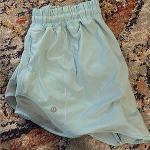 Light Blue Hotty Hot Sz. 8, 4” inseam
